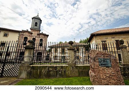 Church Near Casa De Juntas, House Of The Historical Archive Of The Basque Country, Gernika-Lumo, Basque Country, Spain View Large Photo Image Picture - Church Near Casa De Juntas, House Of The Historical Archive Of The Basque Country, Gernika-Lumo, Basque Country, Spain. Fotosearch