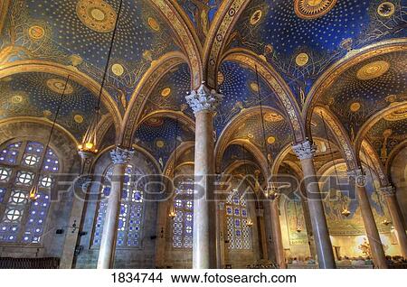 Church Of All Nations, Jerusalem, Israel; Interior Of Catholic Church View Large Photo Image Picture - Church Of All Nations, Jerusalem, Israel; Interior Of Catholic Church. Fotosearch