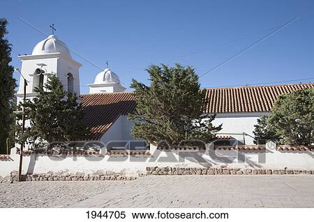 Stock Photography - Church of La Candelaria, Humahuaca, Jujuy, Argentina. Fotosearch