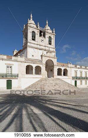 Church Of Nazare (Nossa Senhora Da Nazare); Nazare, Estremadura And Ribatejo, Portugal View Large Photo Image Stock Photography - Church Of Nazare (Nossa Senhora Da Nazare); Nazare, Estremadura And Ribatejo, Portugal. Fotosearch