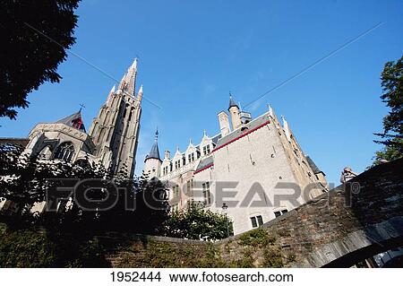 Picture - Church of Our Lady and Gruuthuse museum, Bruges (Brugge), West Flanders, Belgium. Fotosearch