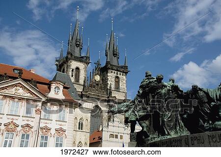 Church Of Our Lady Before Tyn At Prague, Czech Republic View Large Photo Image Stock Photo - Church Of Our Lady Before Tyn At Prague, Czech Republic. Fotosearch