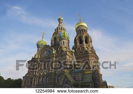 Church of Our Savior on Spilled Blood, constructed on the site where Tsar Alexander II was assassinated; St. Petersburg, Russia View Large Photo Image Picture - Church of Our Savior on Spilled Blood, constructed on the site where Tsar Alexander II was assassinated; St. Petersburg, Russia. Fotosearch