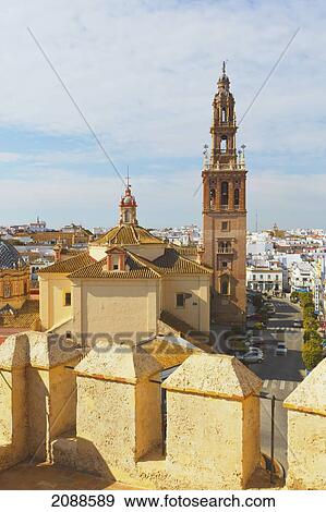Stock Photo - Church Of San Pedro; Carmona Seville Province Spain. Fotosearch