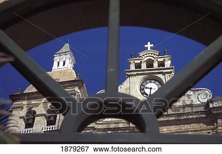 Church Of San Pedro Claver View Large Photo Image Stock Photo - Church Of San Pedro Claver. Fotosearch
