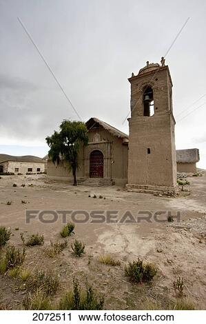 Stock Image - Church Of Sepulturas, Oruro Department, Bolivia. Fotosearch