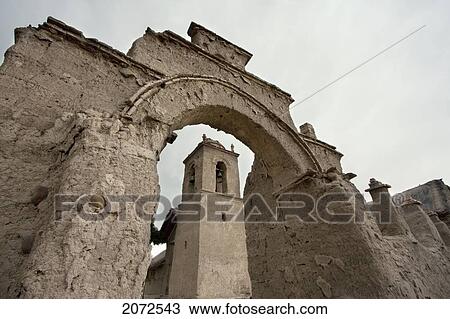 Stock Image - Church Of Sepulturas, Oruro Department, Bolivia. Fotosearch