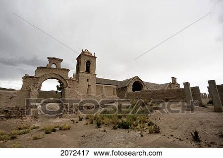 Stock Photo - Church Of Sepulturas, Oruro Department, Bolivia. Fotosearch