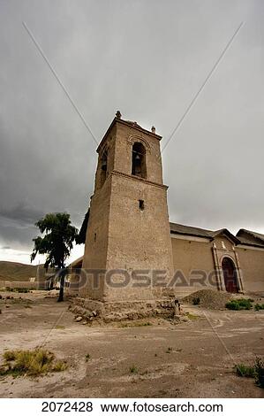 Church Of Sepulturas, Oruro Department, Bolivia View Large Photo Image Stock Photo - Church Of Sepulturas, Oruro Department, Bolivia. Fotosearch