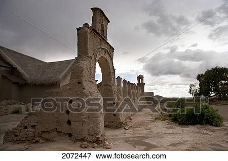 Stock Photo - Church Of Sepulturas, Oruro Department, Bolivia. Fotosearch