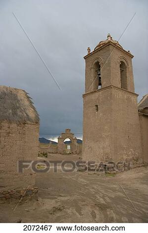 Stock Photo - Church Of Sepulturas, Oruro Department, Bolivia. Fotosearch