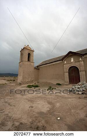 Stock Photo - Church Of Sepulturas, Oruro Department, Bolivia. Fotosearch