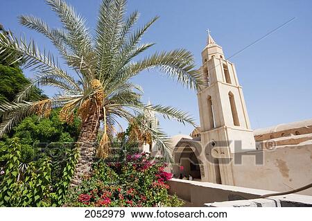 Stock Photo - Church Of St. Bishoy In The St. Bishoy Monastery, Wadi El Natrun, Egypt. Fotosearch