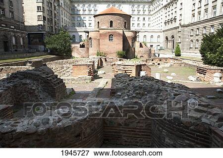 Church of St. George (The Rotunda), Sofia, Bulgaria View Large Photo Image Stock Photo - Church of St. George (The Rotunda), Sofia, Bulgaria. Fotosearch