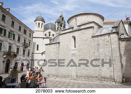 Church Of St. Luke, Kotor, Monte View Large Photo Image Stock Image - Church Of St. Luke, Kotor, Monte. Fotosearch