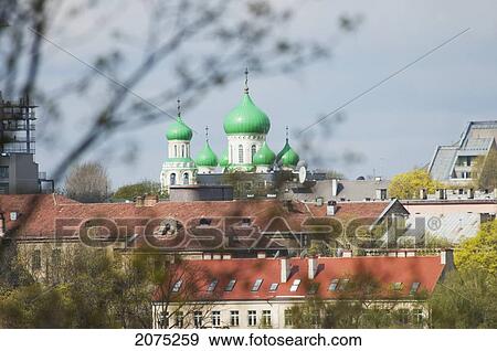 Stock Photo - Church Of St. Michael And St. Konstantine (Romanov Church), Vilnius, Lithuania. Fotosearch