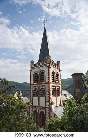 Church Of St. Peter; Bacharach Rhineland-Palatinate Germany View Large Photo Image Stock Image - Church Of St. Peter; Bacharach Rhineland-Palatinate Germany. Fotosearch