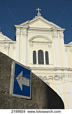 Picture - Church of Ste-Marie in the Terra Nova district of Bastia. Corsica. France.. Fotosearch
