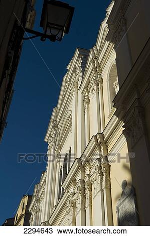 Stock Image - Church of Ste-Marie in the Terra Nova district of Bastia. Corsica. France.. Fotosearch