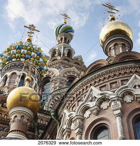 Stock Photo - Church Of The Savior On Spilled Blood; St. Petersburg Russia. Fotosearch