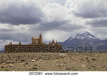 Church-Shaped Shrine And Nevado Sajama, Sajama National Park, Oruro Department, Bolivia View Large Photo Image Stock Image - Church-Shaped Shrine And Nevado Sajama, Sajama National Park, Oruro Department, Bolivia. Fotosearch