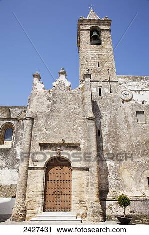 Church with bell tower; Vejer de la Frontera, Andalusia, Spain View Large Photo Image Stock Image - Church with bell tower; Vejer de la Frontera, Andalusia, Spain. Fotosearch