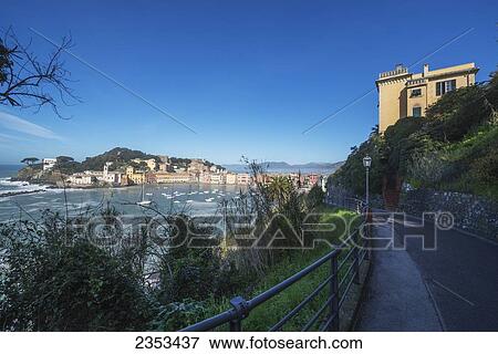 Cinque Terre, Mediterranean; Sestri Levante, Liguria, Italy View Large Photo Image Stock Photo - Cinque Terre, Mediterranean; Sestri Levante, Liguria, Italy. Fotosearch