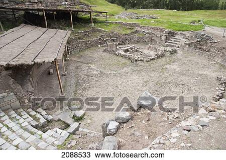 Circular Plaza, Chavin De Huantar, Ancash, Peru View Large Photo Image Stock Image - Circular Plaza, Chavin De Huantar, Ancash, Peru. Fotosearch