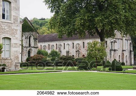 Cistercian Abbey Of Fontenay, Cote-D'or, France View Large Photo Image Stock Image - Cistercian Abbey Of Fontenay, Cote-D'or, France. Fotosearch