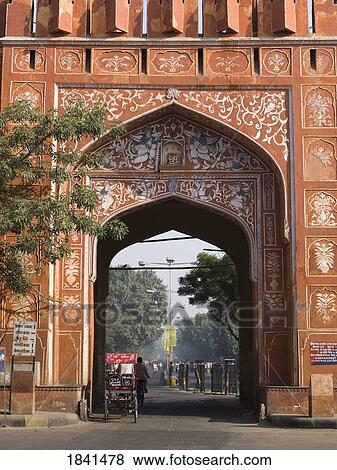 City Gate In Jaipur; India View Large Photo Image Stock Photo - City Gate In Jaipur; India. Fotosearch