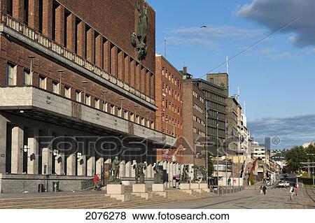 City Hall; Oslo Norway View Large Photo Image Stock Photo - City Hall; Oslo Norway. Fotosearch