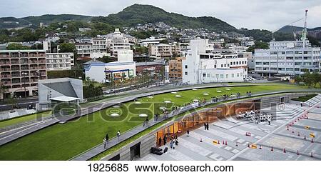 City Skyline; Nagasaki, Japan View Large Photo Image Stock Photography - City Skyline; Nagasaki, Japan. Fotosearch