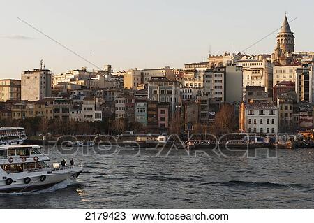 Cityscape Along The Bosphorus River; Istanbul Turkey View Large Photo Image Stock Image - Cityscape Along The Bosphorus River; Istanbul Turkey. Fotosearch