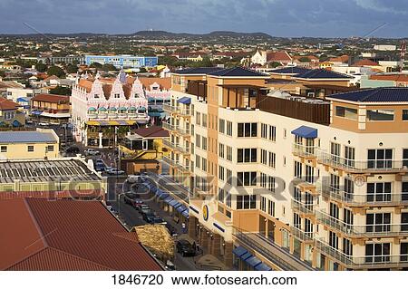 Cityscape; Oranjestad, Aruba Island, Kingdom Of The Netherlands. View Large Photo Image Stock Image - Cityscape; Oranjestad, Aruba Island, Kingdom Of The Netherlands.. Fotosearch