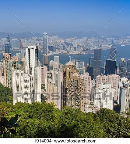 Picture - Cityscape With Harbour. Fotosearch