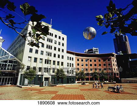 Stock Photo - Civic Centre Library. Fotosearch