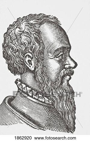 Stock Image - Cl? ment Marot, 1496 ÃƒÆ’Ã‚Â» 1544. French Renaissance Poet. From Science And Literature In The Middle Ages By Paul Lacroix Published London 1878. Fotosearch