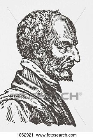Stock Image - Claude D'espence 1511-1571. French Theologian. From Science And Literature In The Middle Ages By Paul Lacroix Published London 1878. Fotosearch