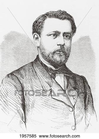 Stock Photography - Claudius Chervin, 1824-1896. French Specialist In Speech Impediments. From L'univers Illustre Published In Paris In 1868.. Fotosearch