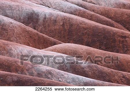 Stock Photography - Clay banks in the badlands near the village of inglewood; caledon ontario canada. Fotosearch
