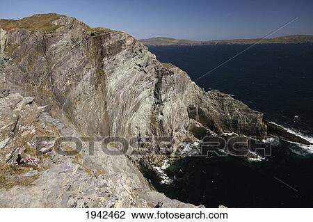Stock Image - Cliffs And Coastline On The Sheep's Head Peninsula; County Cork Ireland. Fotosearch