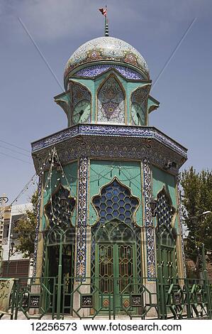 Clock tower; Rayen, Iran View Large Photo Image Stock Image - Clock tower; Rayen, Iran. Fotosearch