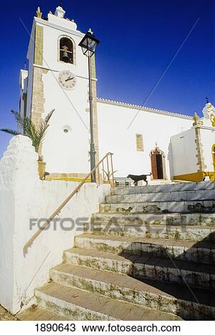 Clocktower Of Alvor View Large Photo Image Stock Image - Clocktower Of Alvor. Fotosearch