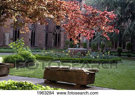 Cloister In The Mainzer Dom (Mainz Cathedral Or St. Martin's Cathedral), Mainz, Germany View Large Photo Image Picture - Cloister In The Mainzer Dom (Mainz Cathedral Or St. Martin's Cathedral), Mainz, Germany. Fotosearch