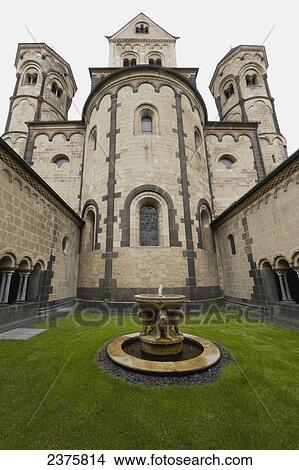 Cloister of Maria Laach Abbey, Germany View Large Photo Image Picture - Cloister of Maria Laach Abbey, Germany. Fotosearch