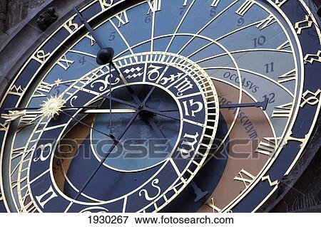 Close up detail of the Astronomical Clock, Prague Town Hall, Czech Republic, Europe View Large Photo Image Stock Photo - Close up detail of the Astronomical Clock, Prague Town Hall, Czech Republic, Europe. Fotosearch