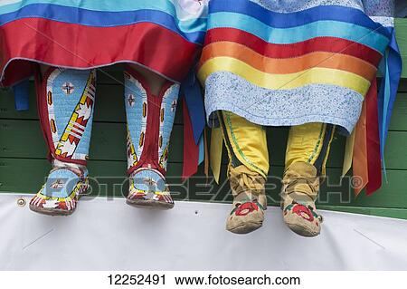 Close-up of colourful North American Indian childrens' boots; Calgary, Alberta, Canada View Large Photo Image Stock Image - Close-up of colourful North American Indian childrens' boots; Calgary, Alberta, Canada. Fotosearch
