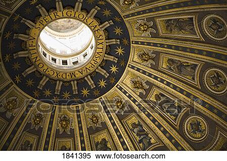 Stock Photography - Close-Up Of Dome; Rome, Italy. Fotosearch