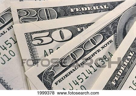Close-Up Of New United States Currency, Left Hand Corner Of 100, 50 And 20 Dollar View Large Photo Image Stock Photo - Close-Up Of New United States Currency, Left Hand Corner Of 100, 50 And 20 Dollar. Fotosearch