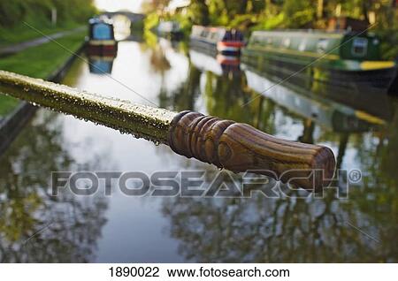 Close Up Of Oar On Shropshire Union Canal. View Large Photo Image Stock Image - Close Up Of Oar On Shropshire Union Canal.. Fotosearch